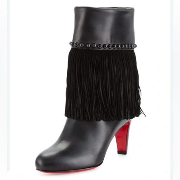 Christian Louboutin Shoes - Christian Louboutin Tudor Jo Fringed Boots